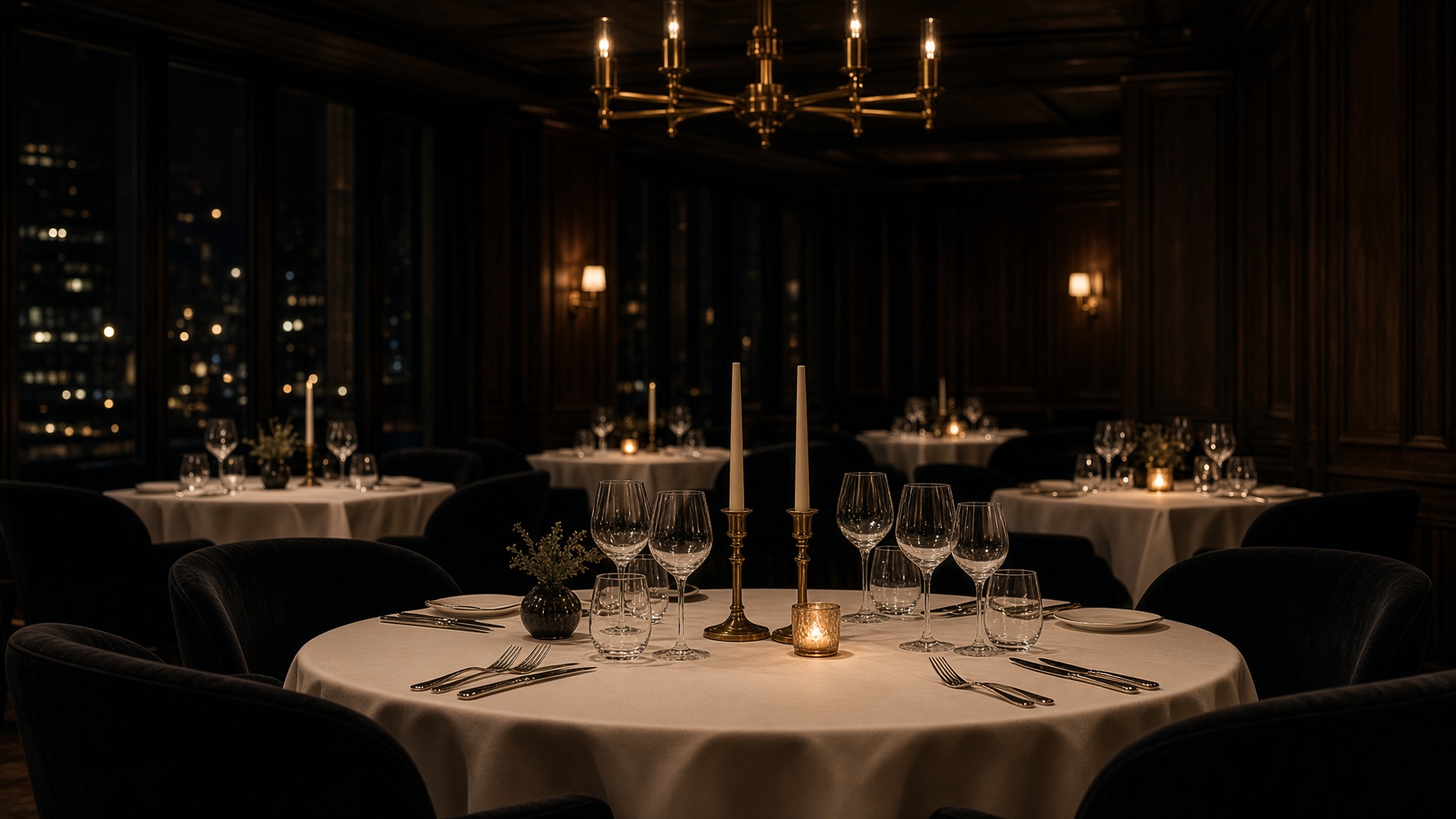 The dining room at Maison Vale